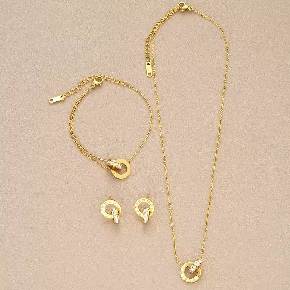 Set of Earrings & Necklace