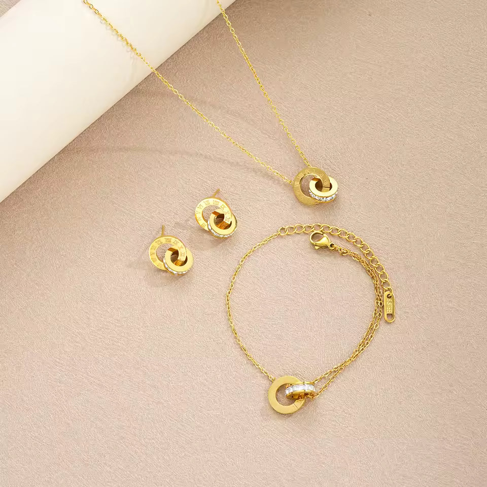 Set of Earrings & Necklace