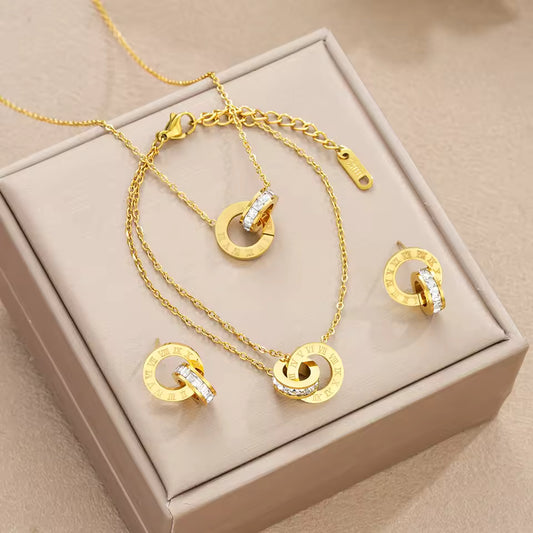 Set of Earrings & Necklace