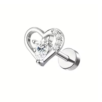Ear Silver Peircing